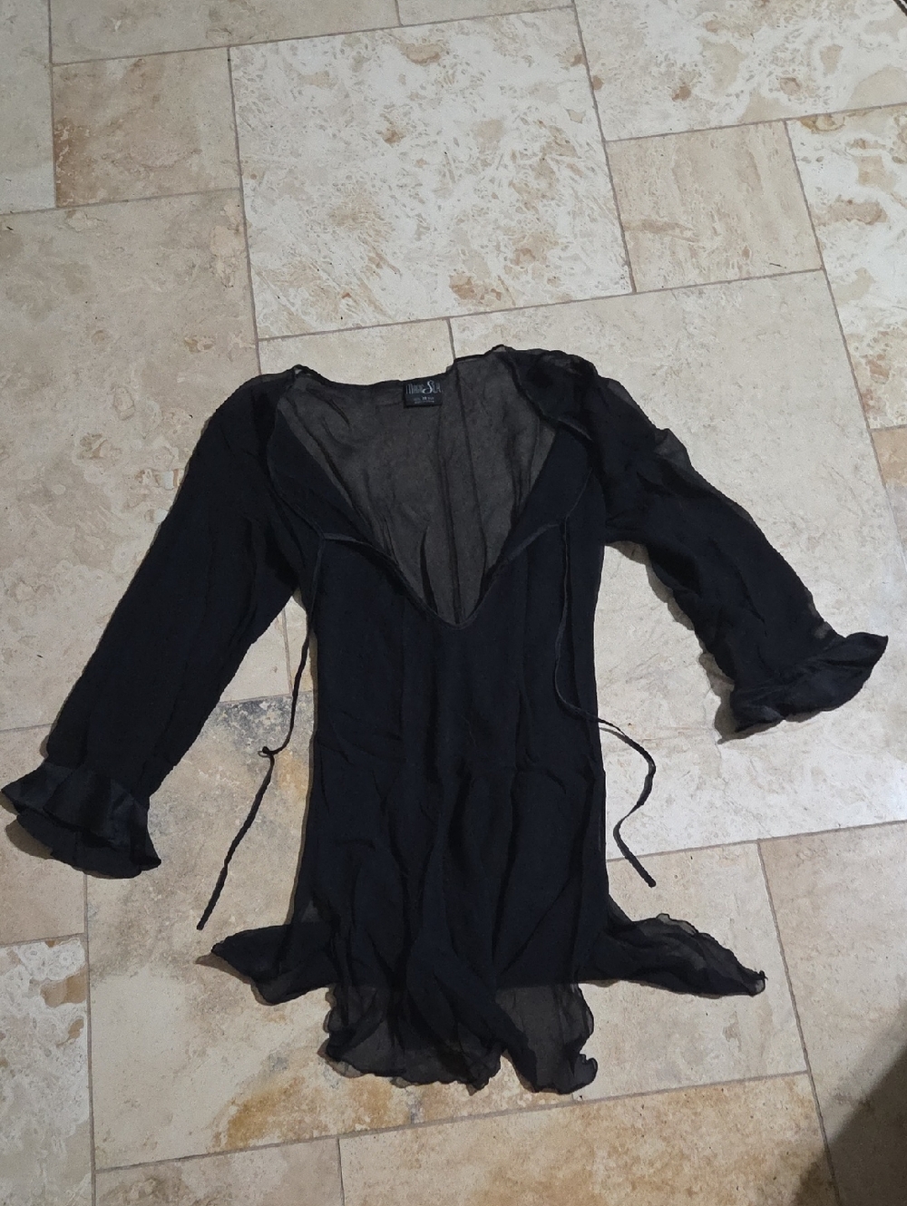 Magic Silk Sheer Nightgown Size Medium